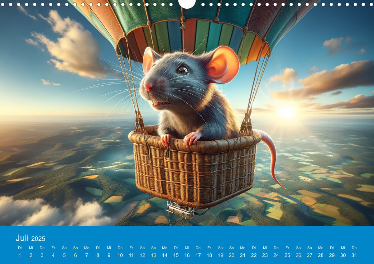 Abenteuerliche Ratten - Juli