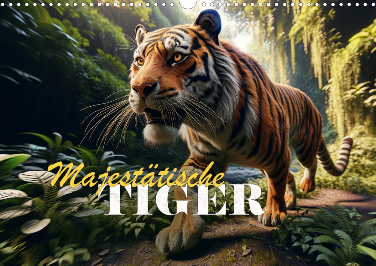 Majestätische Tiger - Deckblatt