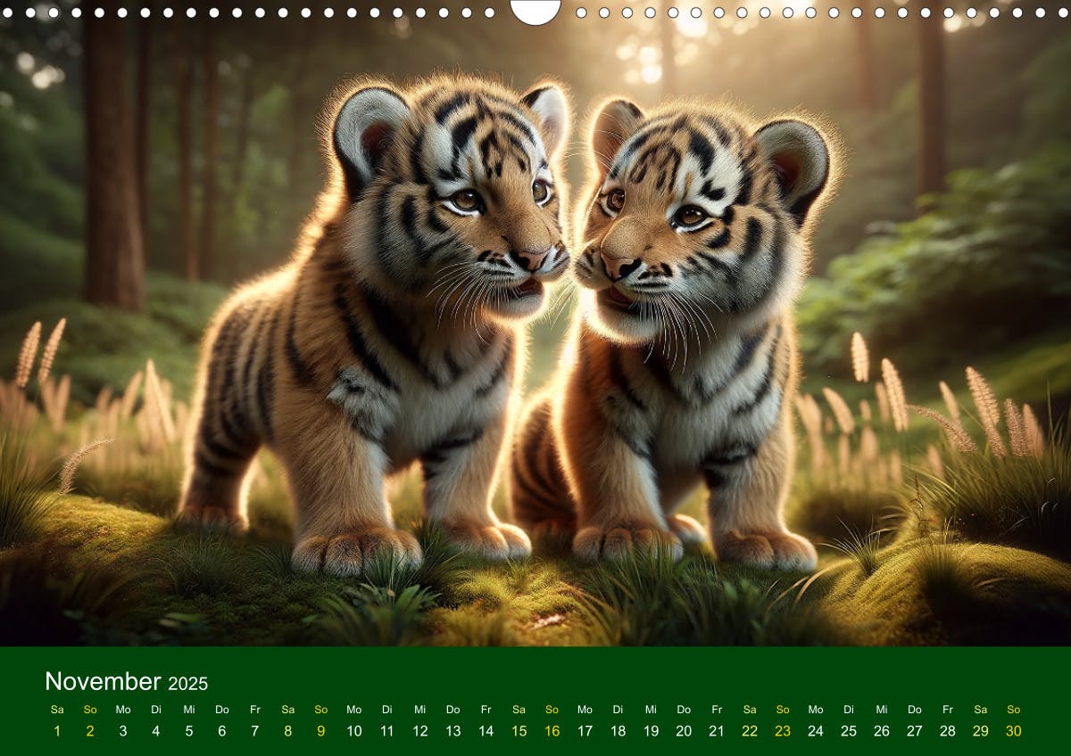 Majestätische Tiger - November