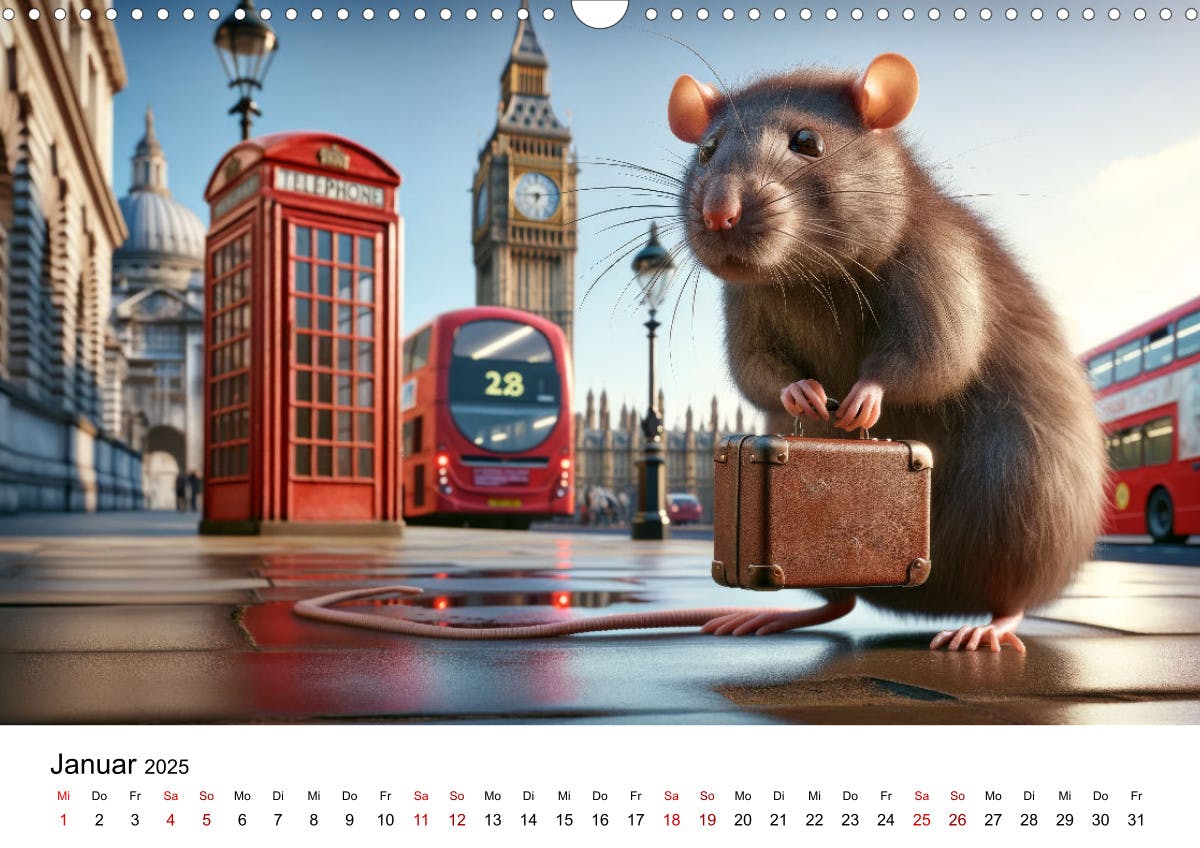 Ratten auf Reisen - Januar