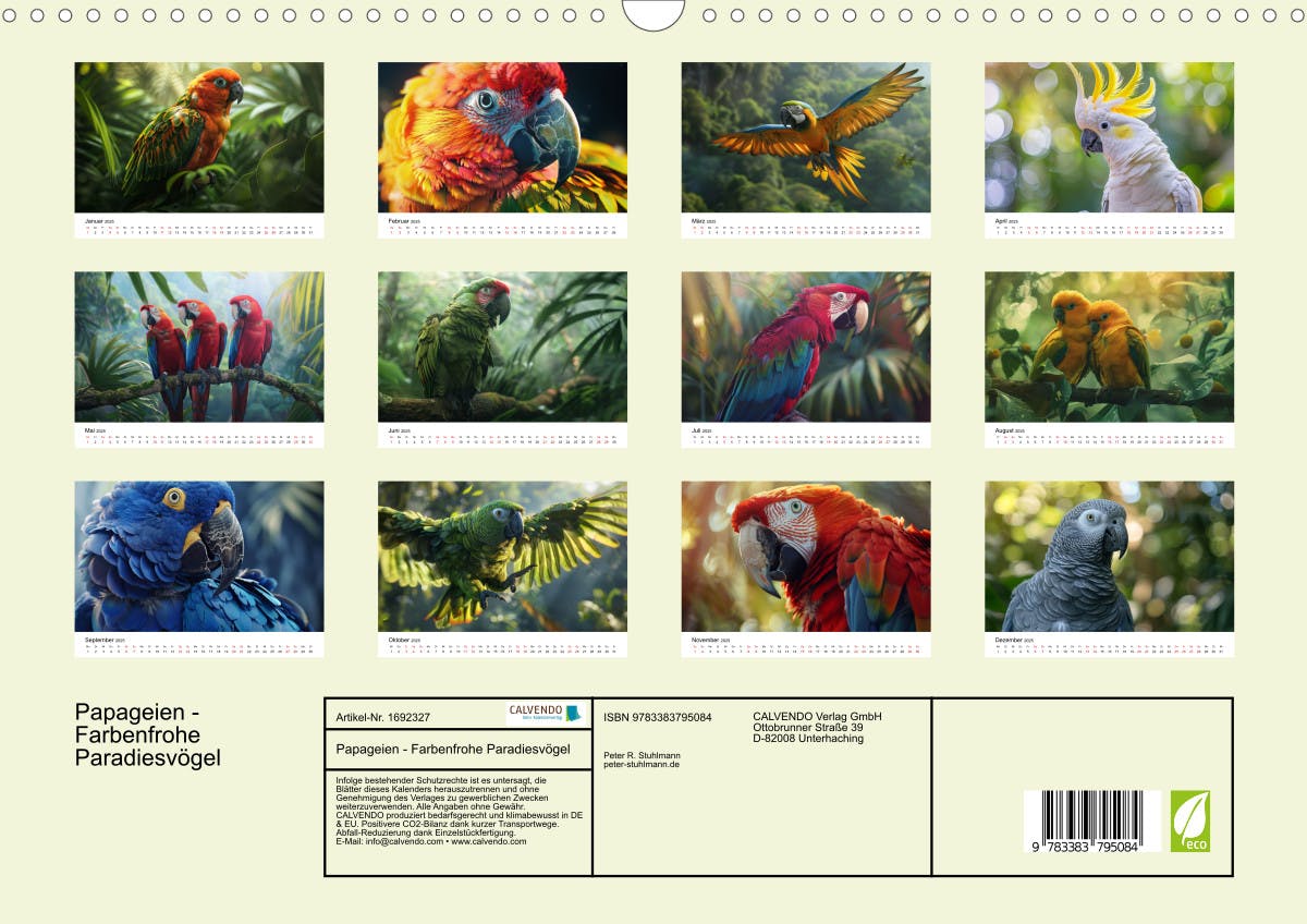 Papageien - Farbenfrohe Paradiesvögel - Schlussblatt