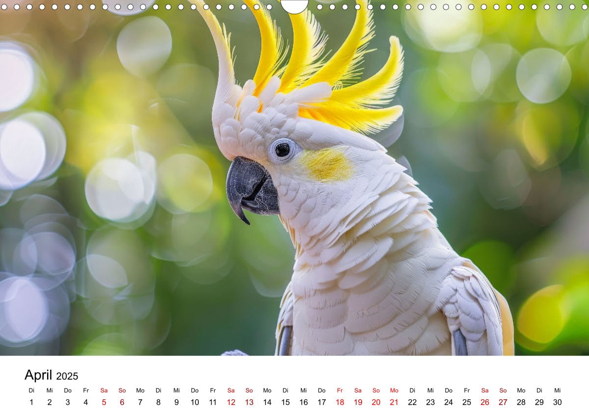 Papageien - Farbenfrohe Paradiesvögel - April
