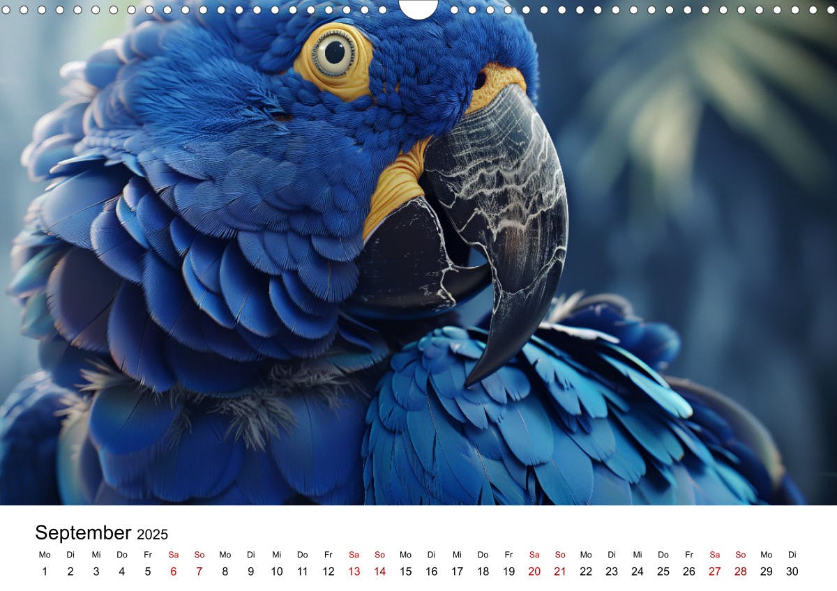 Papageien - Farbenfrohe Paradiesvögel - September