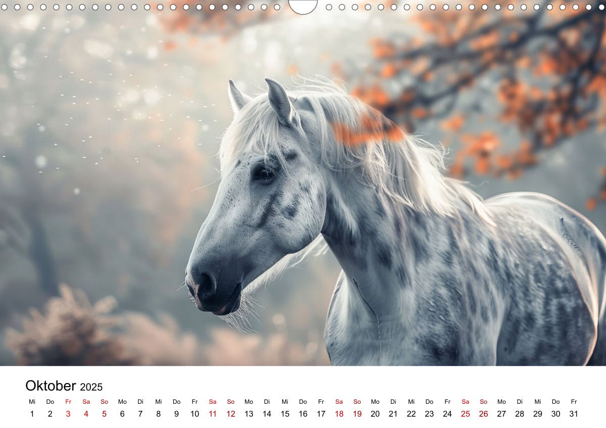 Wilde Mähnen: Ein Jahr mit Pferden - Oktober