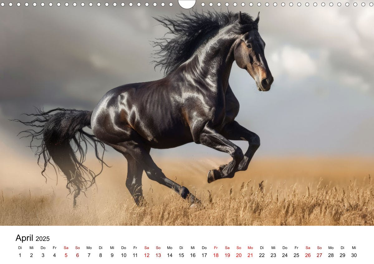 Wilde Mähnen: Ein Jahr mit Pferden - April