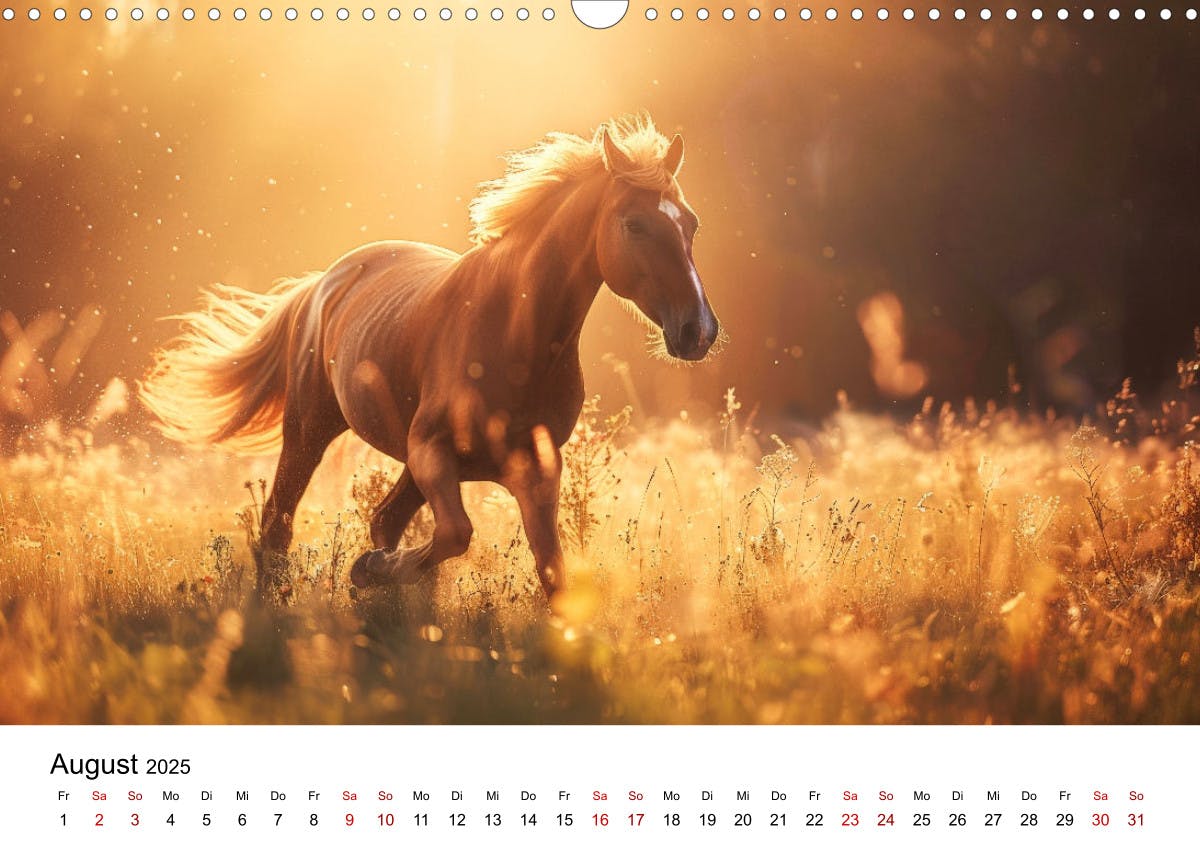 Wilde Mähnen: Ein Jahr mit Pferden - August