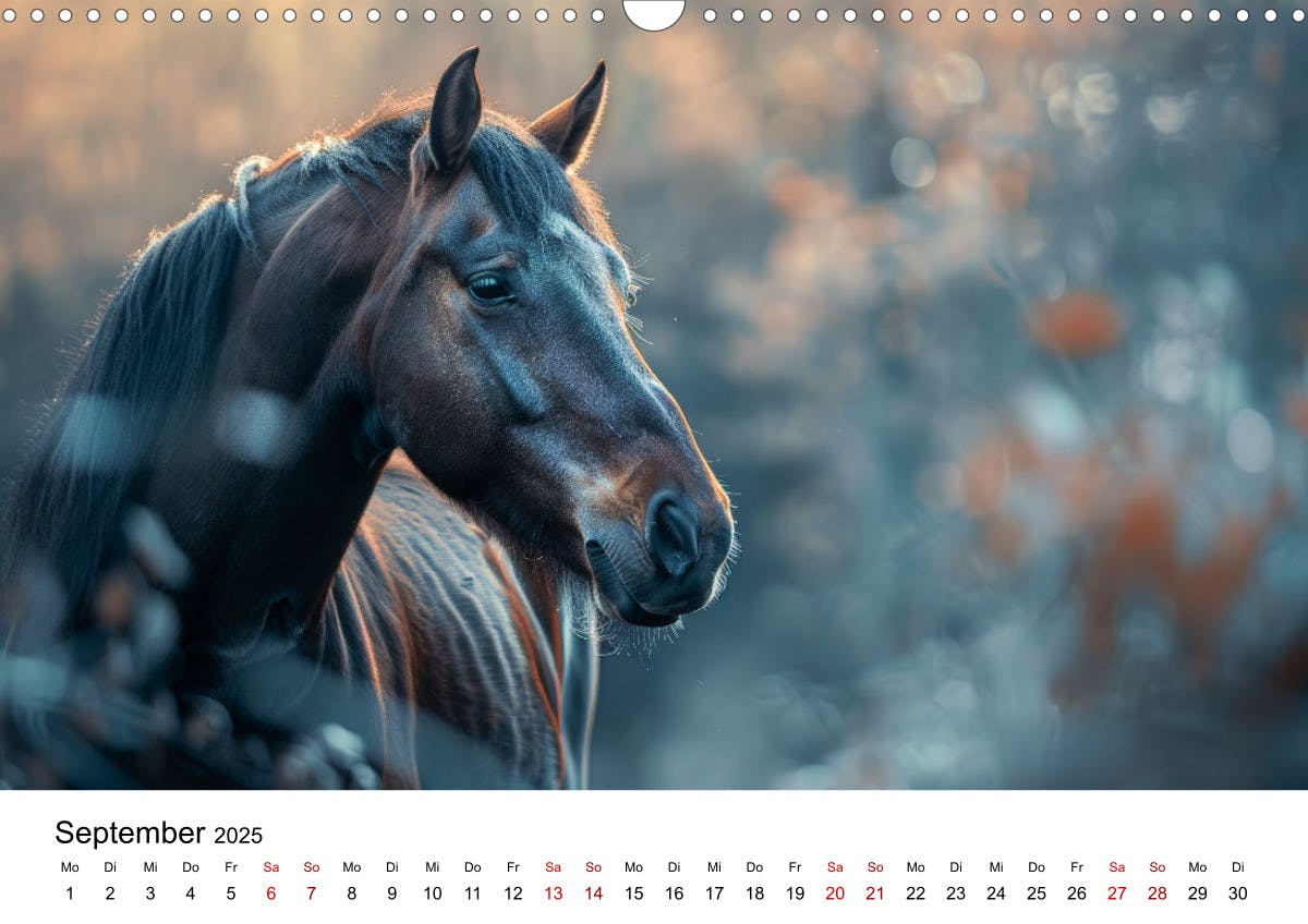 Wilde Mähnen: Ein Jahr mit Pferden - September