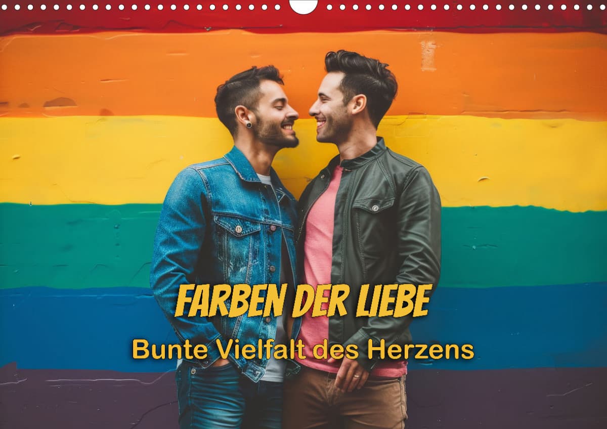 Farben der Liebe: Bunte Vielfalt des Herzens - Deckblatt