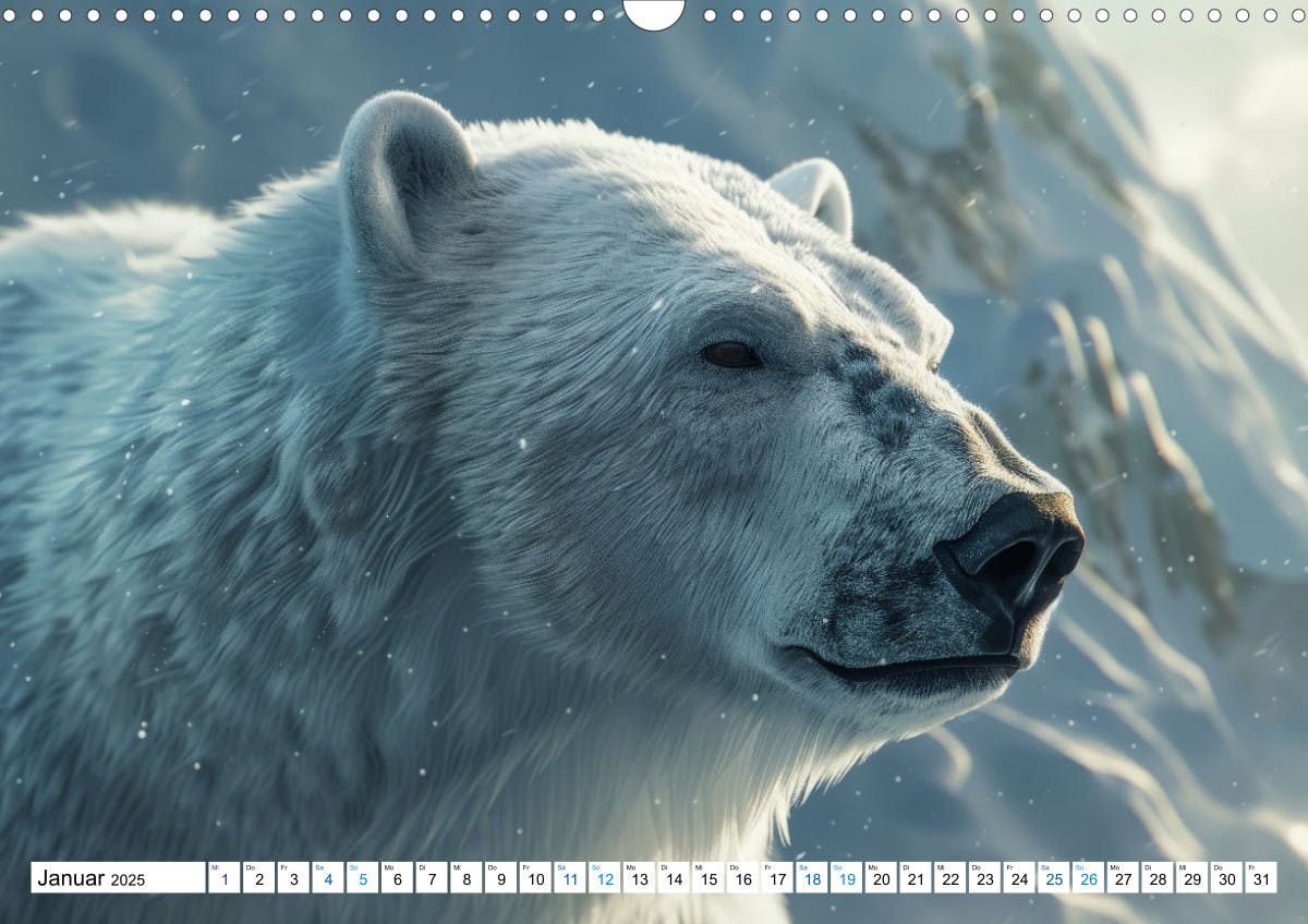 Weiße Wächter des Nordens: Ein Jahr im Reich der Eisbären - Januar