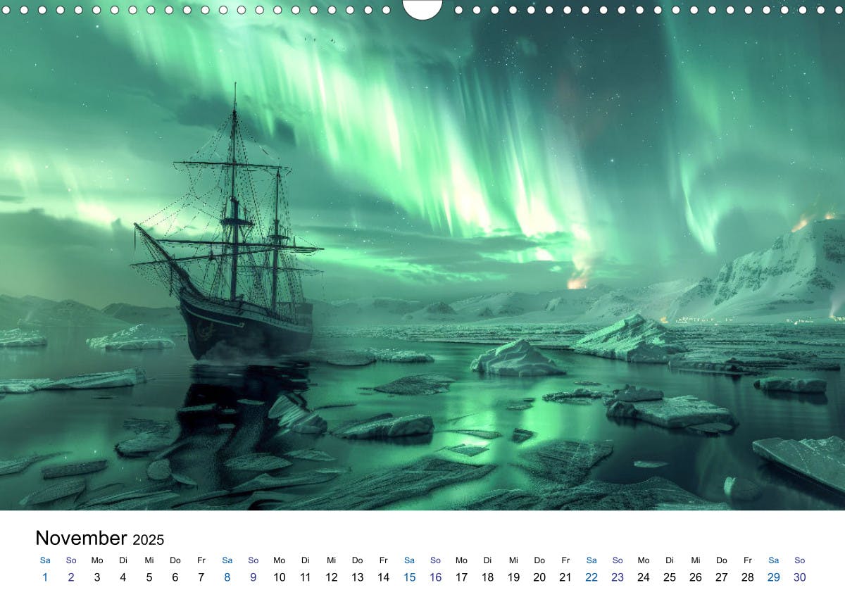 Aurora Borealis - Der Zauber der Nordlichter - November