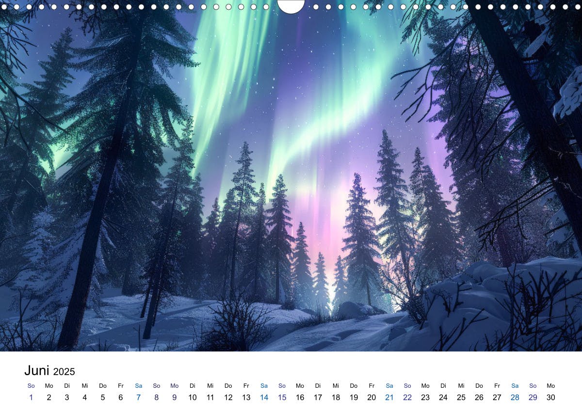 Aurora Borealis - Der Zauber der Nordlichter - Juni