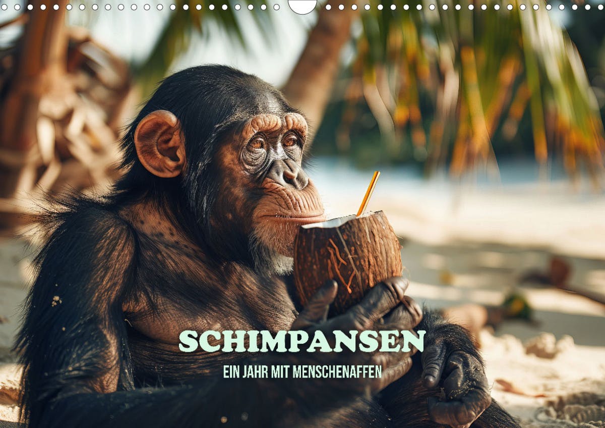 Schimpansen - Ein Jahr mit Menschenaffen - Deckblatt