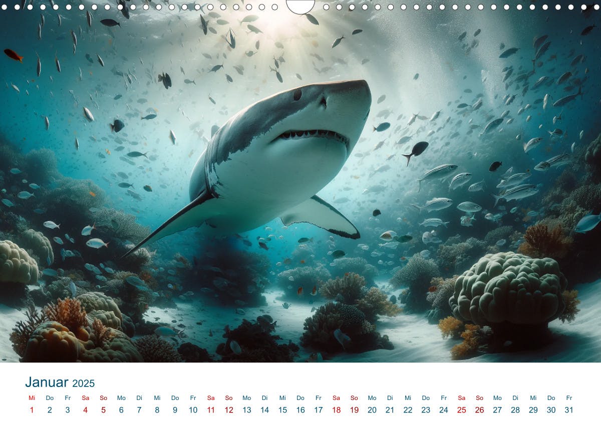 Weiße Haie - Januar