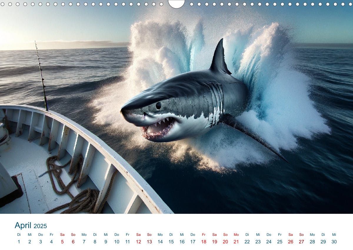 Weiße Haie - April