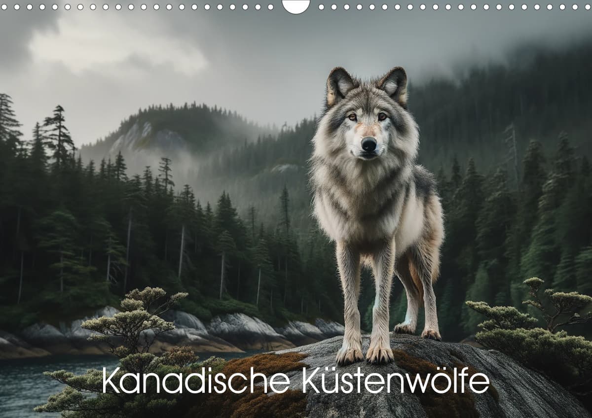 Kanadische Küstenwölfe