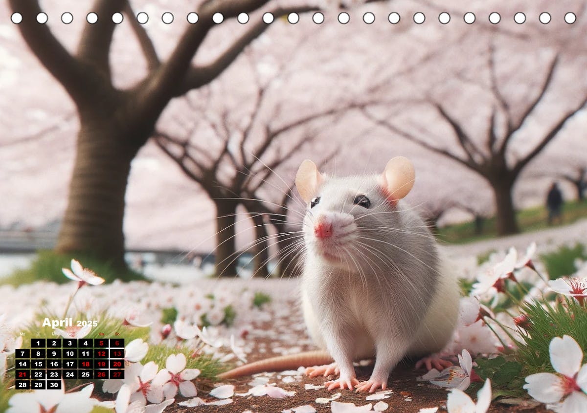 Lustige Ratten - April